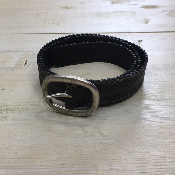 Lucky Brand Accessories - Lucky Brand leather perforated lace belt sz S